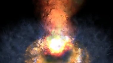 mistik yangın animasyon