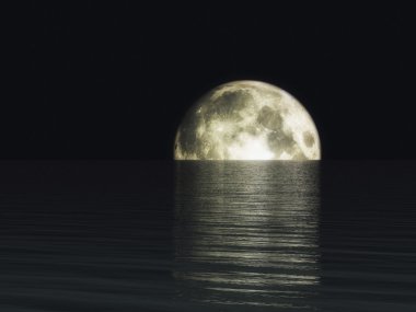 dijital görsel olarak bir batışı