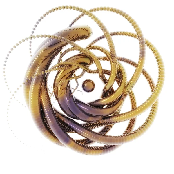 Vizualizarea unei structuri fractale — Fotografie, imagine de stoc