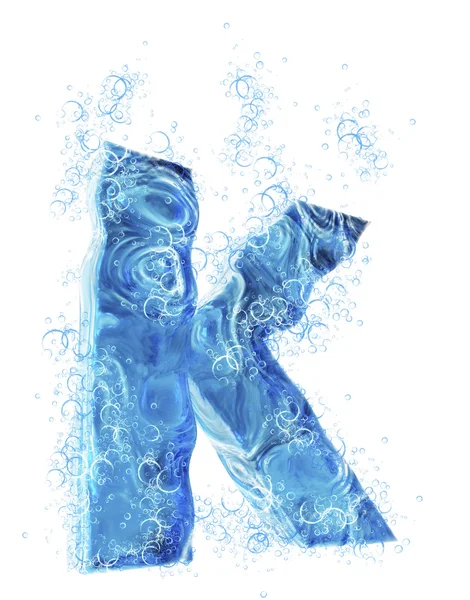 Lettera 3D liquida — Foto Stock