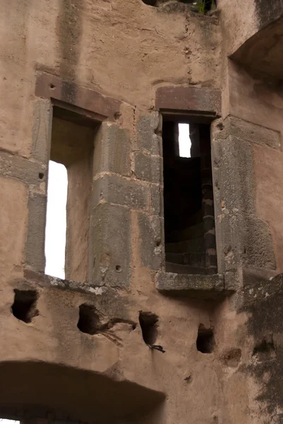 Middeleeuwse ruïne van kasteel ramstein — Stockfoto