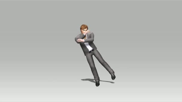 Homem posando — Vídeo de Stock