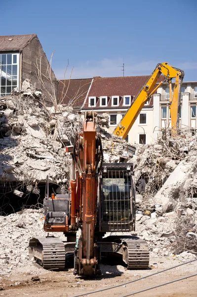 Abriss von Gebäuden — Stockfoto