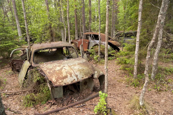 Volcado de coches en Kirkoe Mosse —  Fotos de Stock