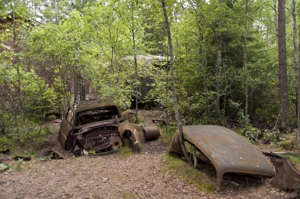 Volcado de coches en Kirkoe Mosse —  Fotos de Stock