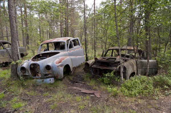 Dump auto a Kirkoe Mosse — Foto Stock