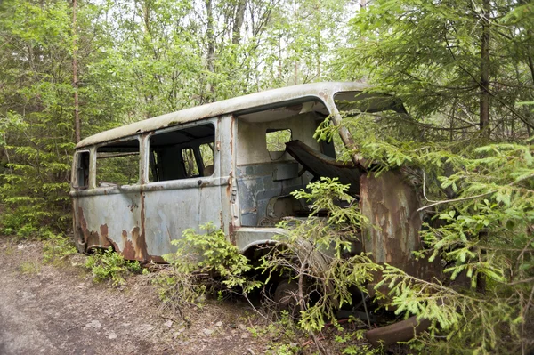 Car Dump in Kirkoe Mosse — Stock Photo, Image