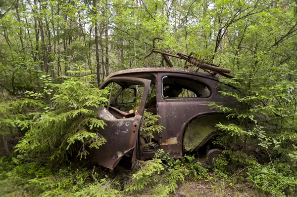 Carro despejo em Kirkoe Mosse — Fotografia de Stock