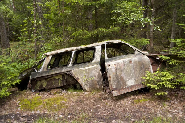 Car Dump in Kirkoe Mosse — Stock Photo, Image