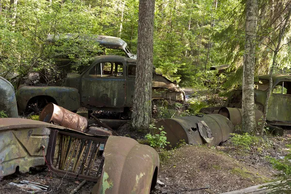 Volcado de coches en Kirkoe Mosse —  Fotos de Stock