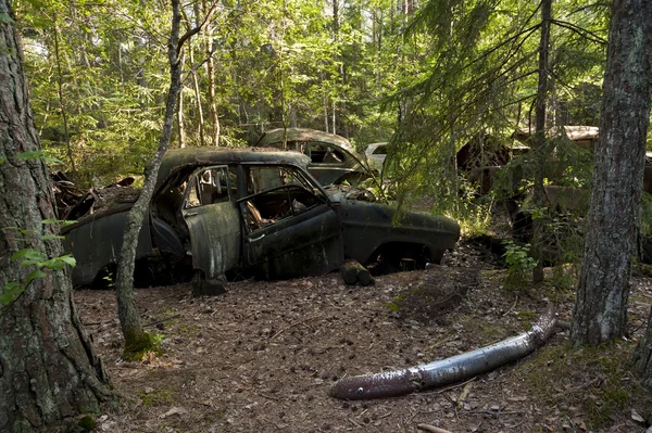 Dump auto a Kirkoe Mosse — Foto Stock