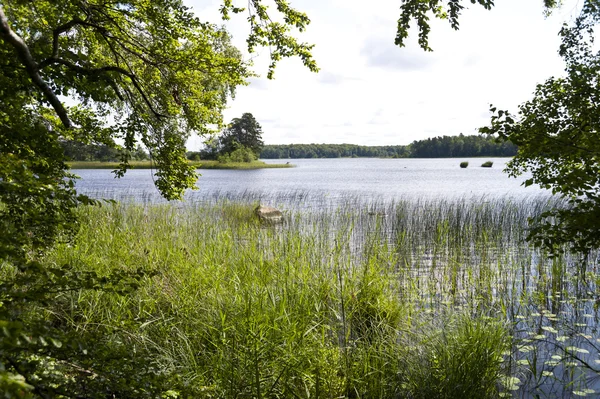 Danau Asnen di Swedia — Stok Foto