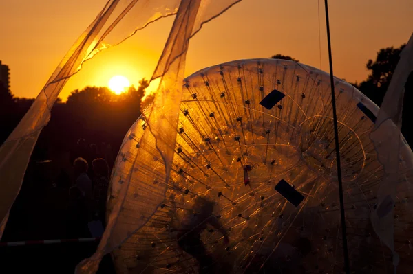 Bola zorbing — Fotografia de Stock