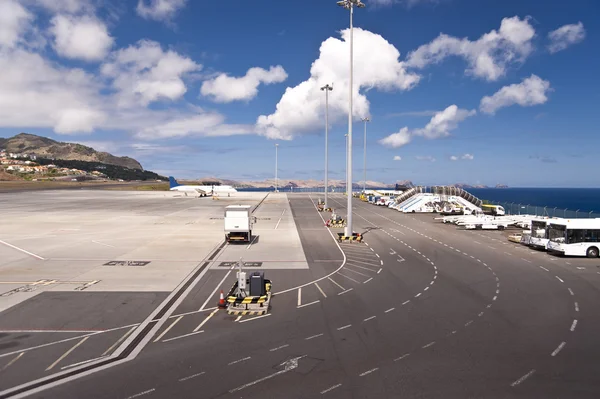 Airport on Madeira — Stock Photo, Image