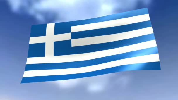 Κινούμενη σημαία — Αρχείο Βίντεο