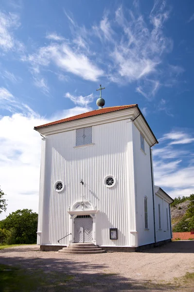 Flatoen、schweden の教会 — ストック写真
