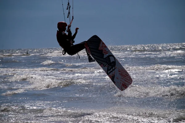 Surfista kit in St. peter-ording — Foto Stock