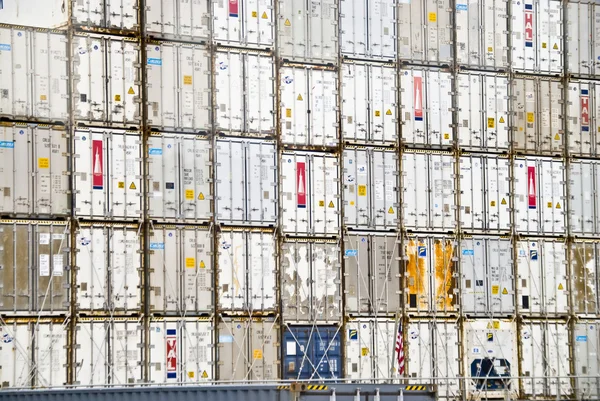 Containeroverslag — Stockfoto