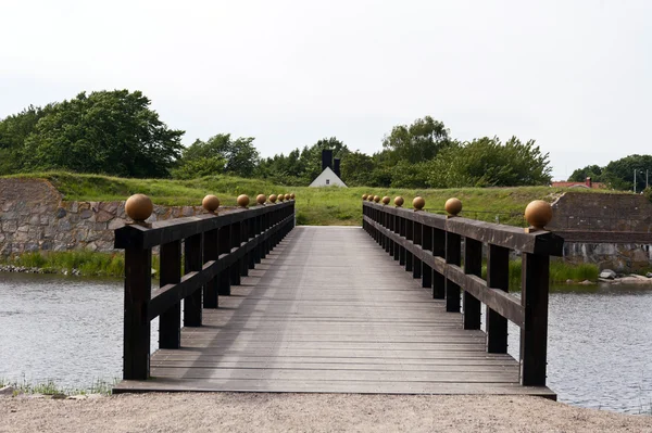 Drottningskaers kastell on Aspoe in Sweden — Stock Photo, Image