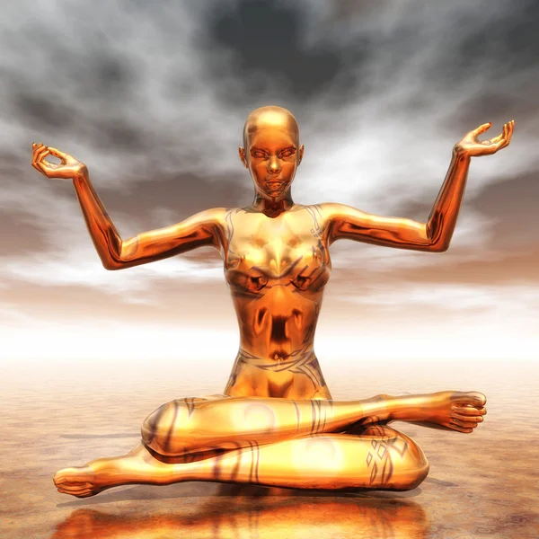 kadın meditasyon