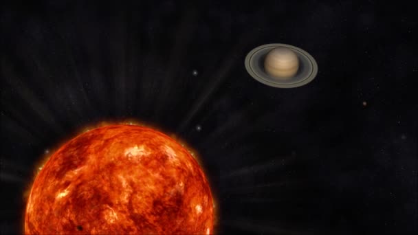 Sistemul solar — Videoclip de stoc