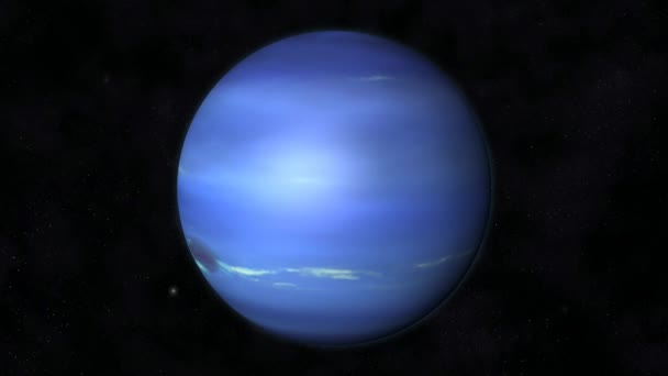 Animación del planeta Neptuno — Vídeo de stock