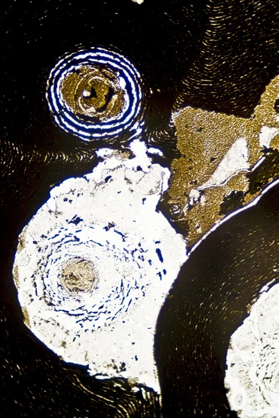 Микроскопические частицы сажи — стоковое фото