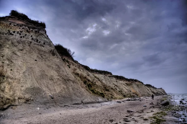 Branta kusten av ahrenshoop i Tyskland, hdr — Stockfoto