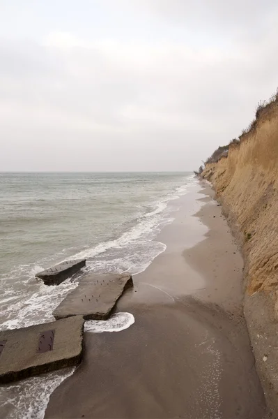 Cliffline van Ahrenshoop op Darss in Duitsland — Stockfoto