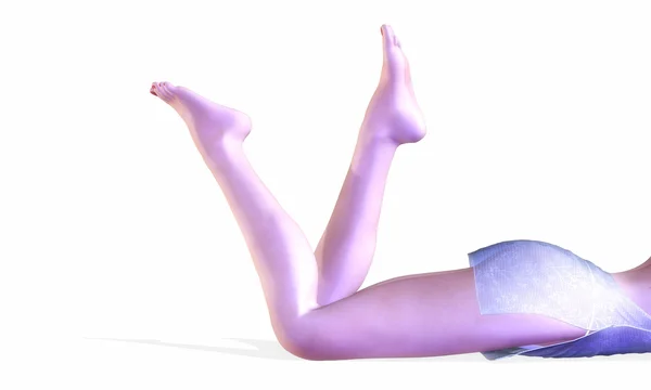 Vrouwelijke benen — Stockfoto