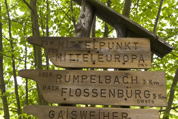 Sul sentiero escursionistico Goldsteig, Germania — Foto Stock