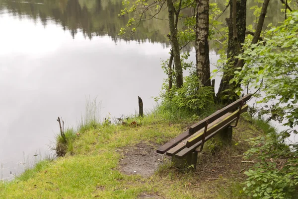 På vandring trail goldsteig, Tyskland — Stockfoto