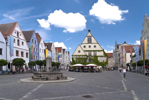 Na cidade velha de Weiden, Alemanha — Fotografia de Stock