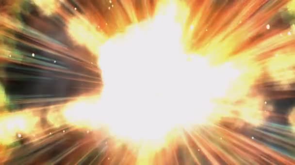 Kosmische explosie — Stockvideo