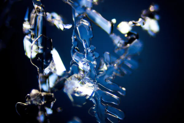 Cristalli di neve — Foto Stock