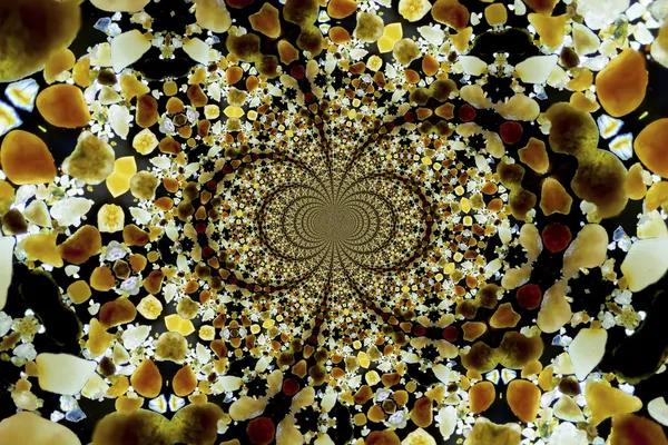 Kaleidoscopic sand grains — Stock Photo, Image