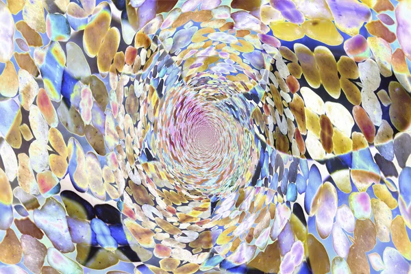 Kaleidoskopische Sandkörner — Stockfoto