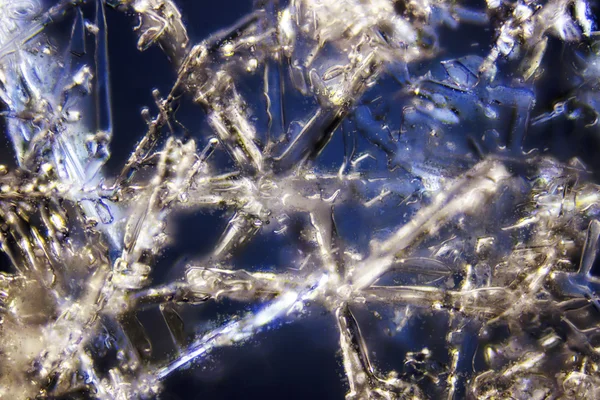 Kar kristalleri — Stok fotoğraf