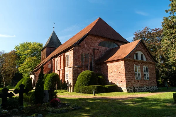 Boatman Kerk Van Prerow Aan Darss Duitsland — Stockfoto