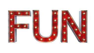 Kesme karakterden ampuller ile dijital 3d çizimi 