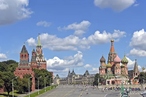 Red Square Vasilyevsky descent — Stock Photo, Image