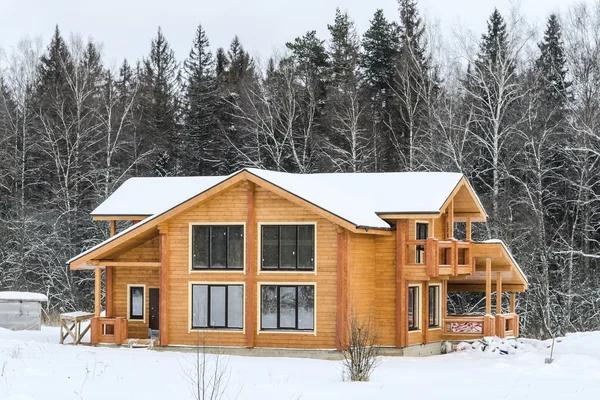 Construction d'une maison de campagne — Photo