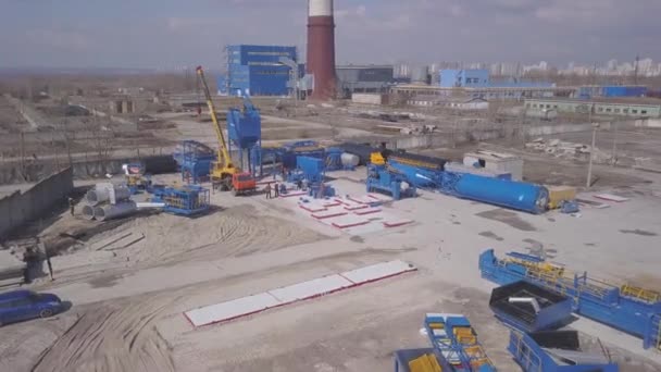 Central nuclear en Ucrania — Vídeo de stock