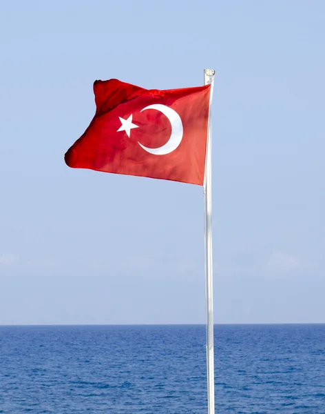 Türkische Flagge — Stockfoto