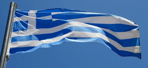 ギリシャの国旗 — ストック写真
