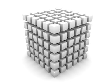 3D monolith küp yapısı