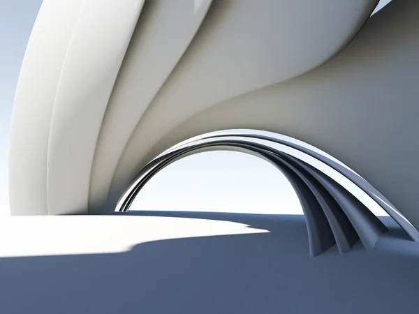 Arco 3D abstrato — Fotografia de Stock