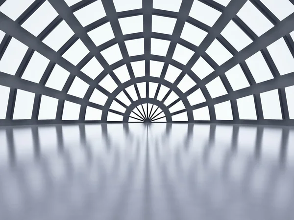 cam kubbesi altında