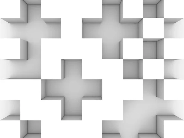 Gray monochrome cubic background — Stock Photo, Image