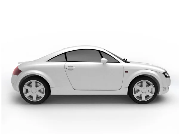 Witte sportcar — Stockfoto